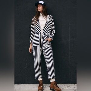Free People Cruel Summer Jumper - Nautical Stripe Combo/M